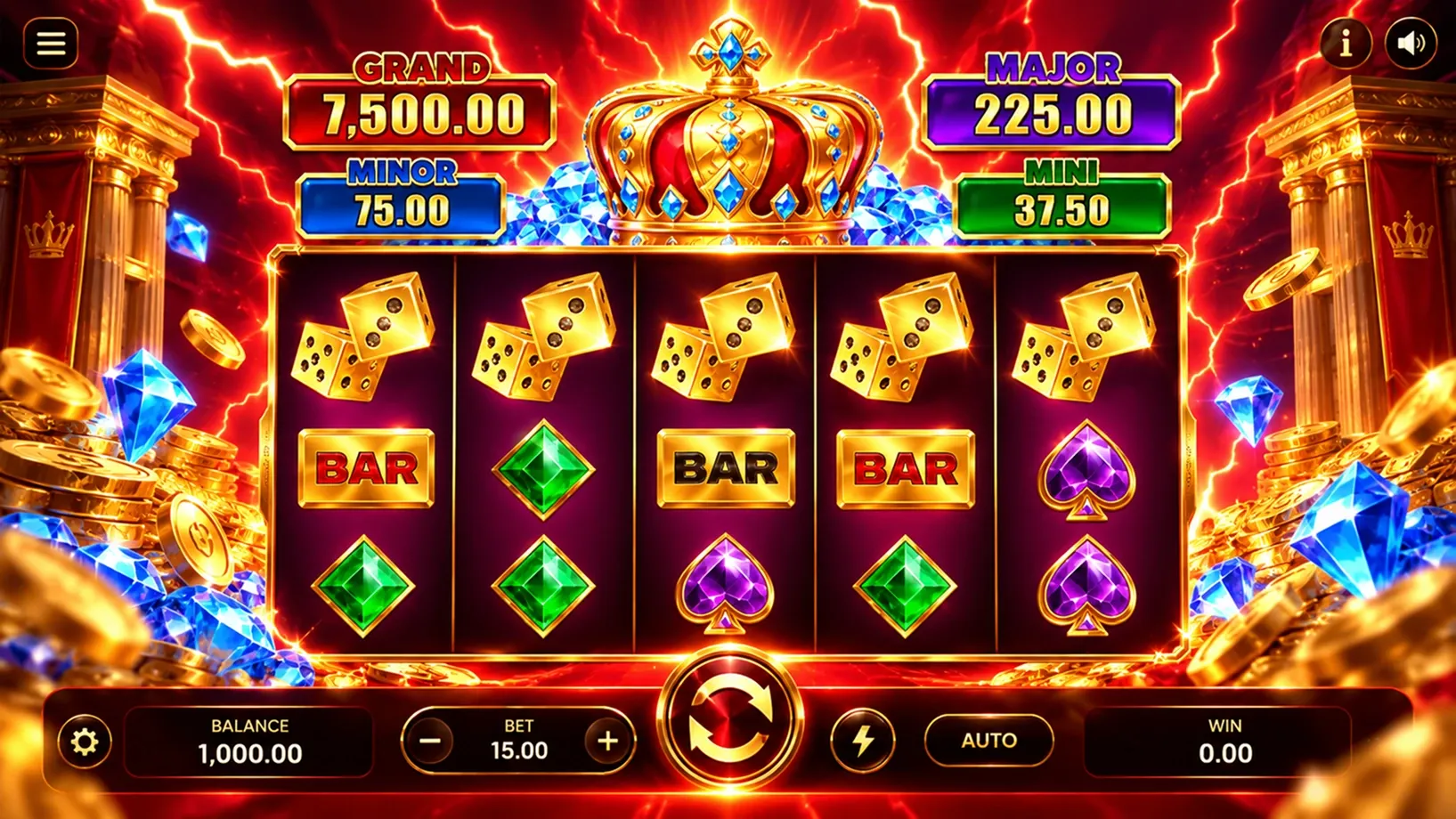 Power Crown Hold and Win overlay